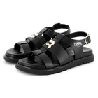 Leder-Sandalen mit Schnalle KARL LAGERFELD KIDS 
                    GIRL