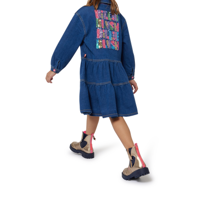 Jeanskleid mit Hemdkragen BILLIEBLUSH GIRL