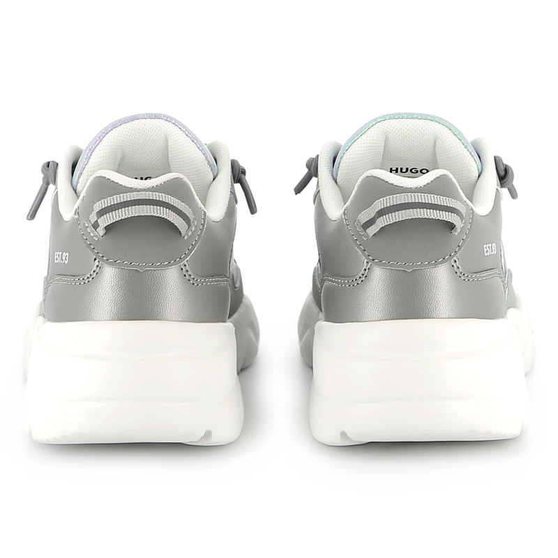 Schn&uuml;rsneakers aus Materialmix HUGO 
                        GIRL