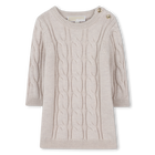 Strickkleid mit Zopfmuster MICHAEL KORS 
                    M&Auml;DCHEN