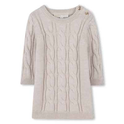Strickkleid mit Zopfmuster MICHAEL KORS M&Auml;DCHEN