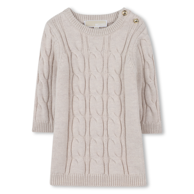 Strickkleid mit Zopfmuster MICHAEL KORS 
                        M&Auml;DCHEN
