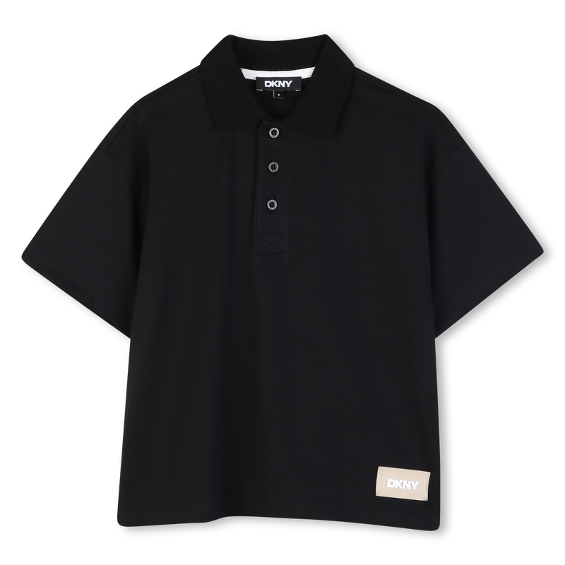 KURZ&Auml;RMELIGES POLOSHIRT DKNY 
                        BOY