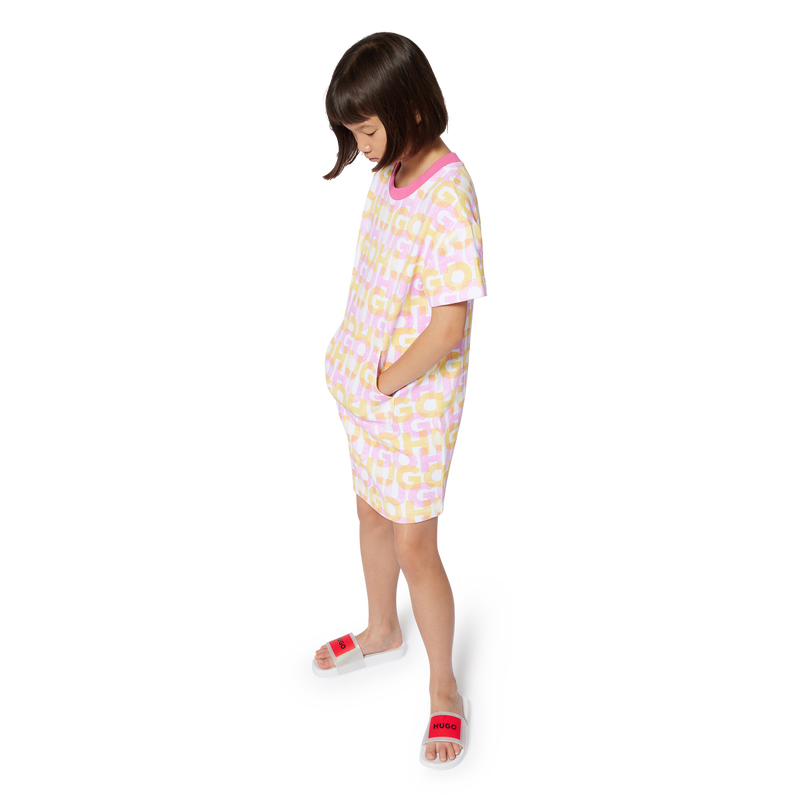 Pantoletten mit Badge HUGO 
                        GIRL