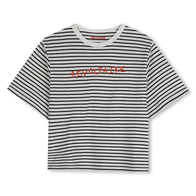 KURZ&Auml;RMELIGES T-SHIRT ZADIG & VOLTAIRE BOY