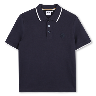 KURZ&Auml;RMELIGES POLOSHIRT BOSS BOY