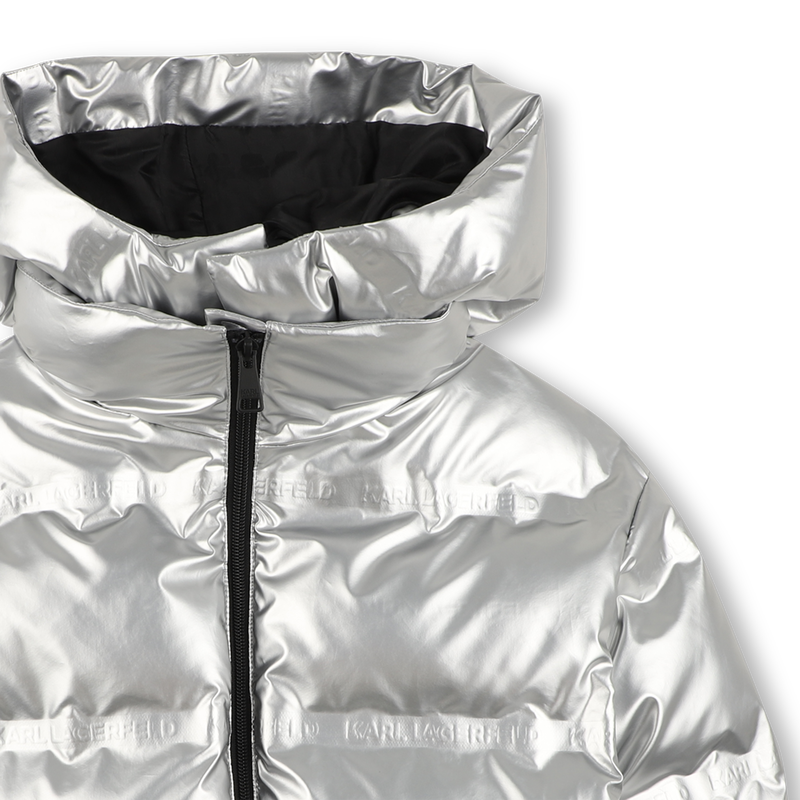 Steppjacke mit Kapuze KARL LAGERFELD KIDS 
                        GIRL