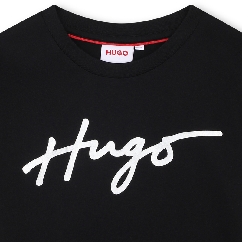 KURZARM T-SHIRT HUGO 
                        GIRL