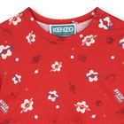 Lang&auml;rmeliges Kleid KENZO KIDS 
                    GIRL