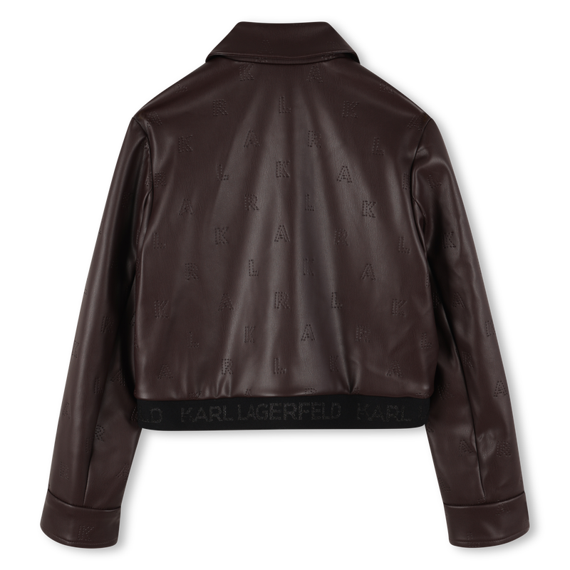 Jacke mit Rei&szlig;verschluss KARL LAGERFELD KIDS 
                        GIRL