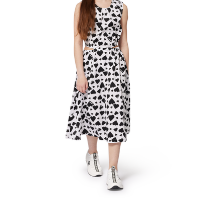 Baumwollkleid mit Print DKNY GIRL