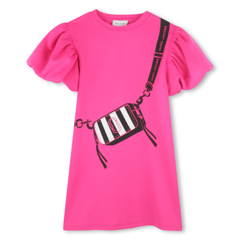 Gefüttertes Kurzarm-Kleid MARC JACOBS 
                        GIRL