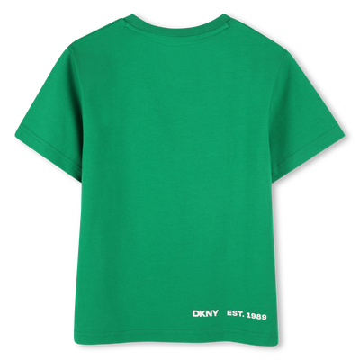 T-Shirt mit beidseitigem Druck DKNY BOY