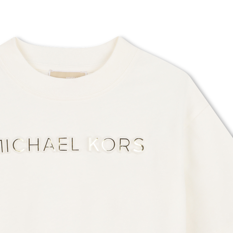 Kurzärmeliges T-Shirt aus Jersey MICHAEL KORS 
                        GIRL