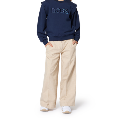 Sweatshirt mit Stickerei BOSS GIRL