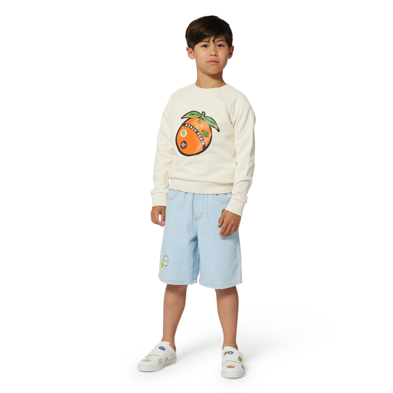 Bestickte Bermudas KENZO KIDS 
                        BOY