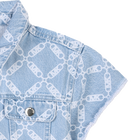 Kurz&auml;rmelige Jeansjacke MICHAEL KORS 
                    GIRL