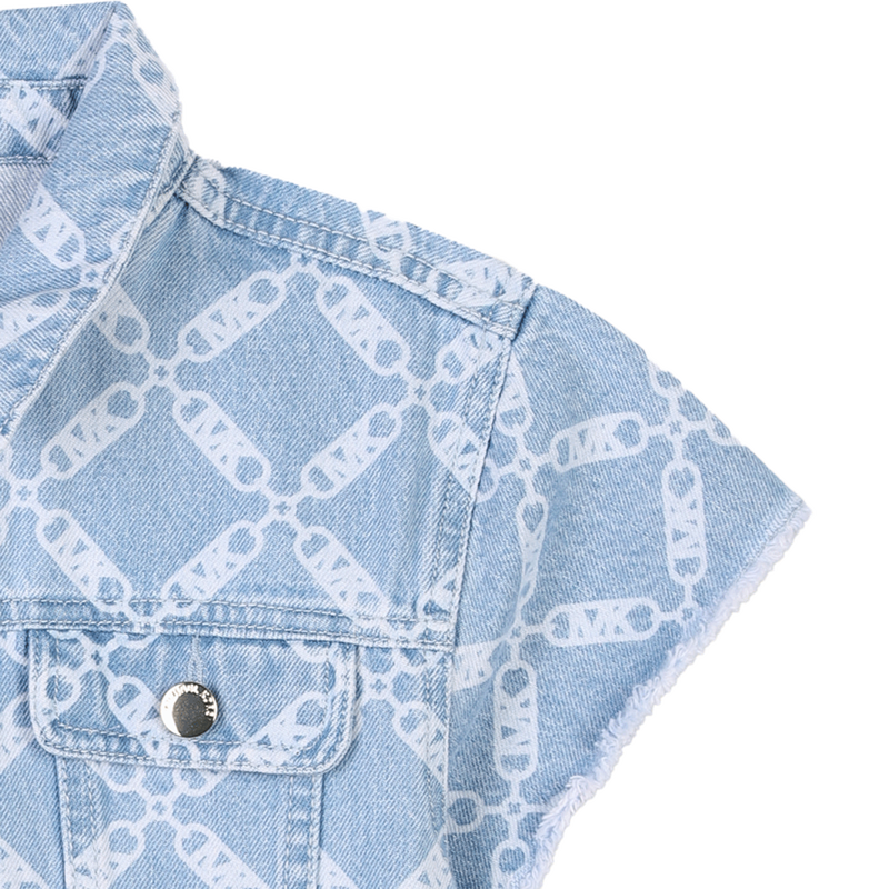 Kurz&auml;rmelige Jeansjacke MICHAEL KORS 
                        GIRL