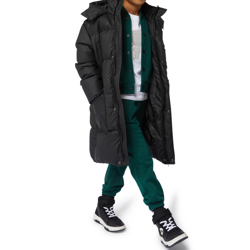 High-Top-Sneaker aus Leder KARL LAGERFELD KIDS 
                        BOY