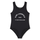 Badeanzug KARL LAGERFELD KIDS 
                    M&Auml;DCHEN