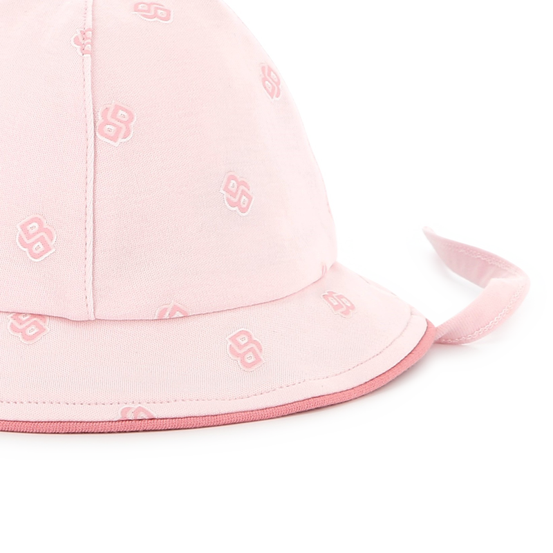 Baumwoll-Hut mit B&auml;ndern BOSS 
                        GIRL