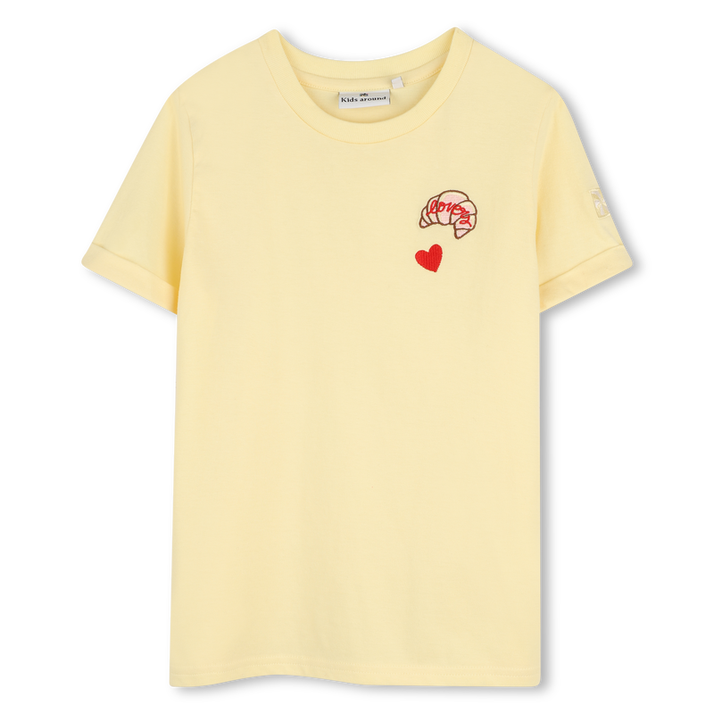 T-Shirt mit kurzen &Auml;rmeln KIDS AROUND 
                        GIRL