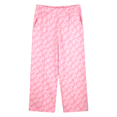 Stoffhose mit Muster KENZO KIDS GIRL