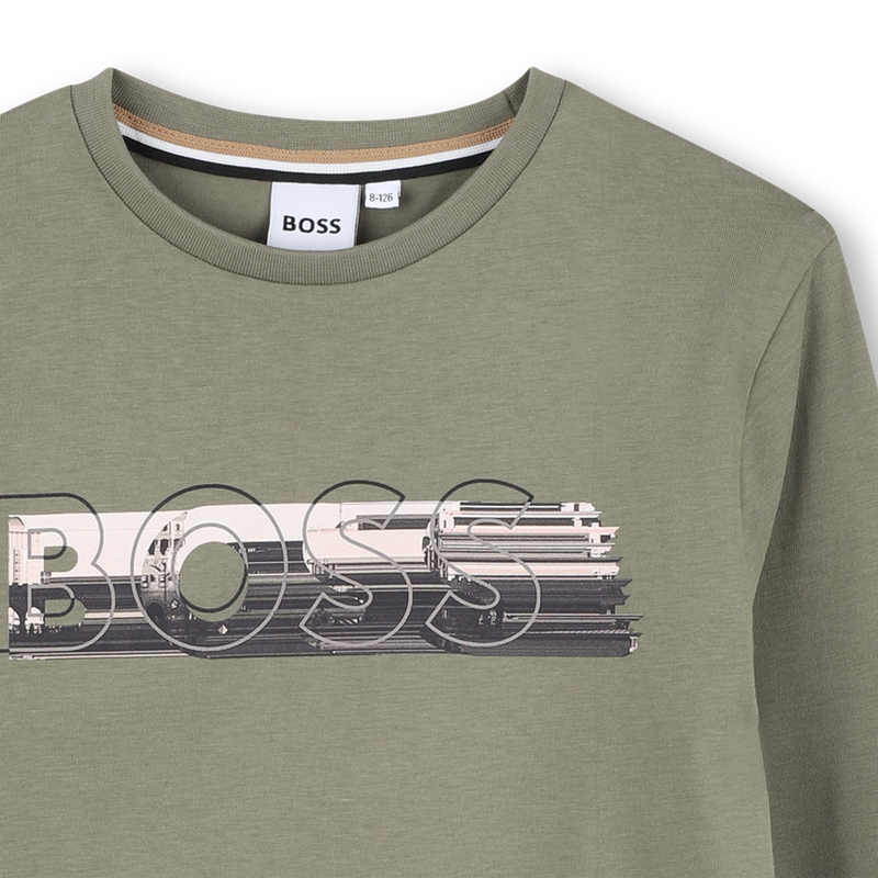 Langarm-T-Shirt BOSS 
                        BOY