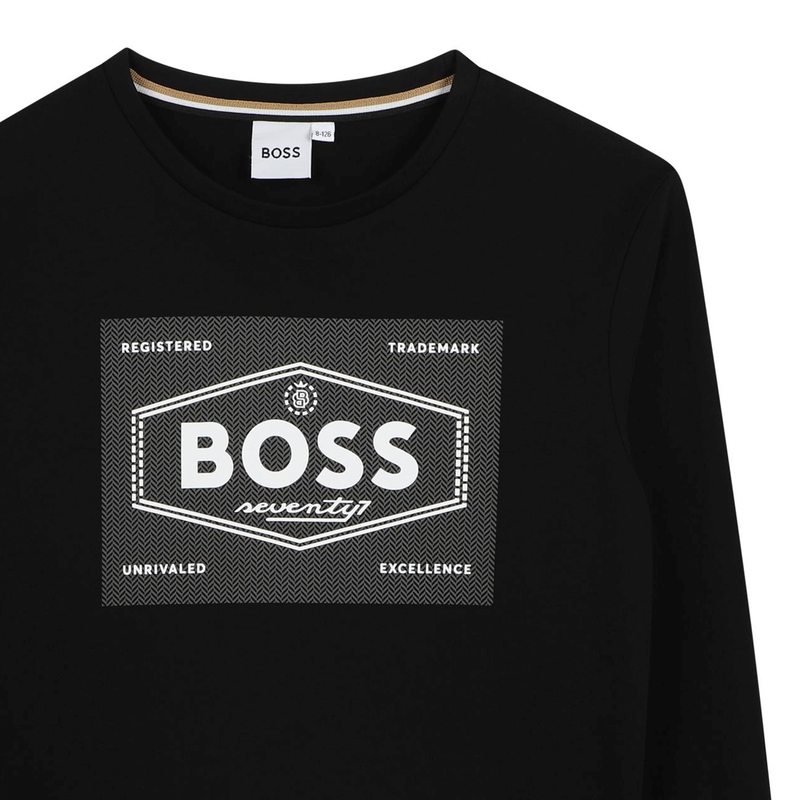 Langarm-T-Shirt BOSS 
                        BOY