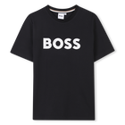 T-Shirt mit Stickerei BOSS 
                    BOY