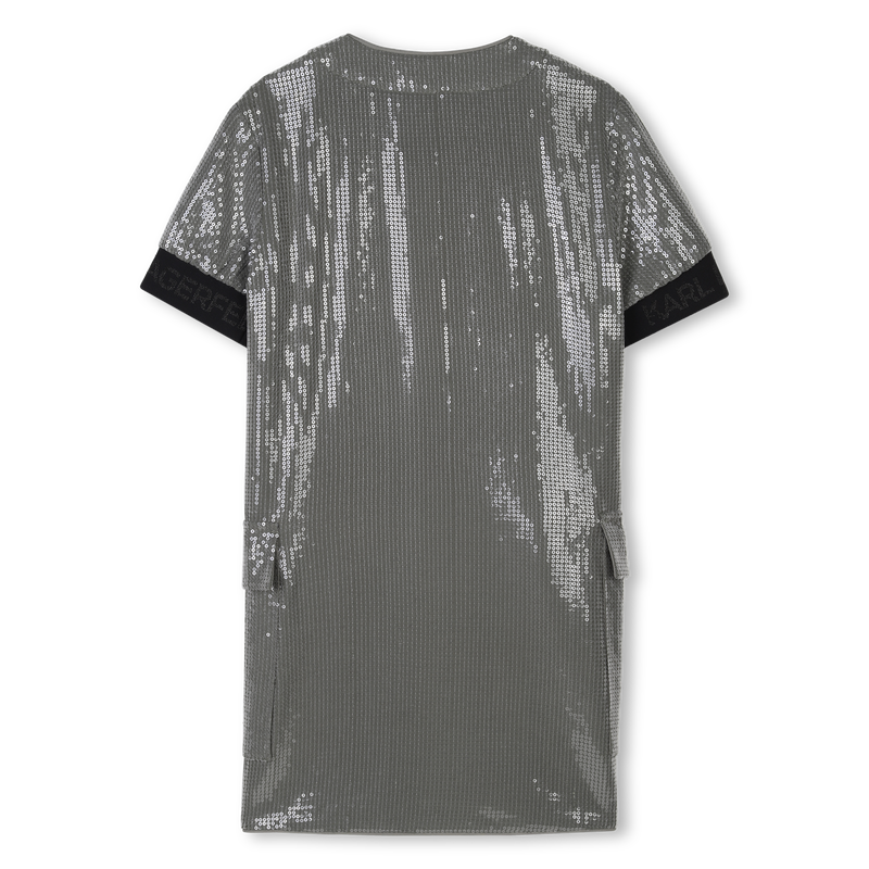 Kurz&auml;rmeliges Kleid KARL LAGERFELD KIDS 
                        GIRL