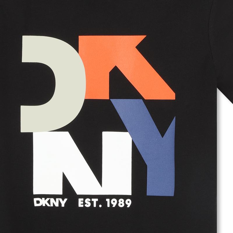 Kurzarm-T-Shirt aus Baumwolle DKNY 
                        BOY