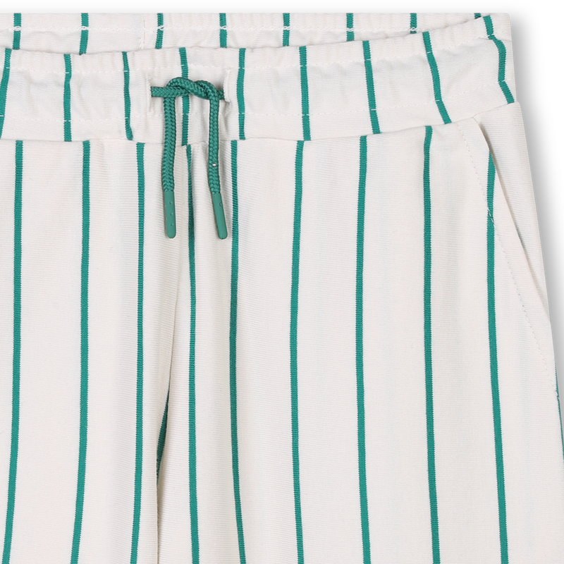 Gestreifte Baumwoll-Bermudas KENZO KIDS 
                        BOY