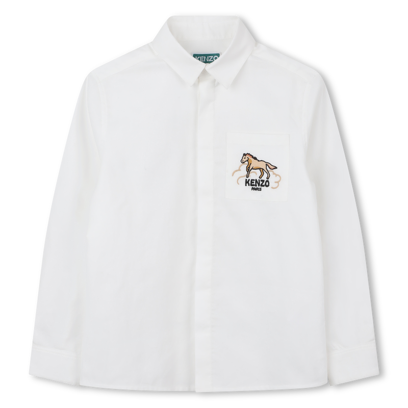 LANG&Auml;RMELIGES HEMD KENZO KIDS 
                        BOY