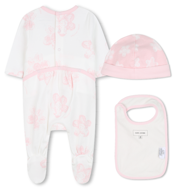 Set aus Pyjama, Lätzchen und Mütze MARC JACOBS 
                        UNISEX