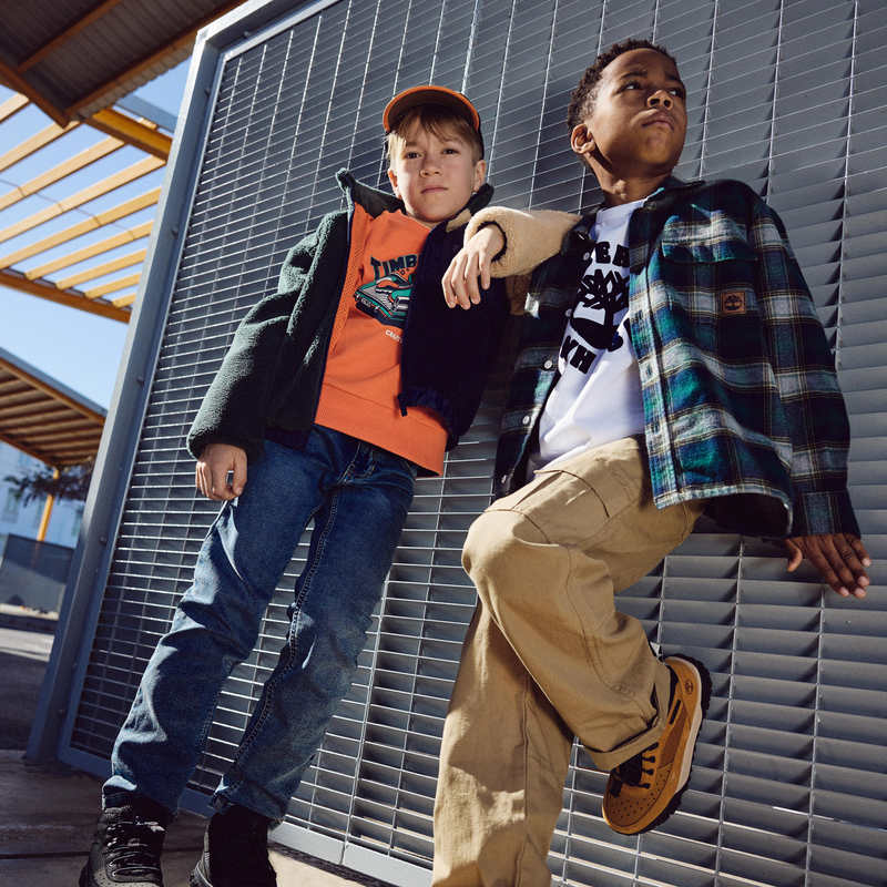 Cardigan aus flauschigem Fleece TIMBERLAND 
                        BOY