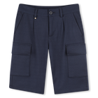 Einfarbige Bermudas, MARINE, hi-res