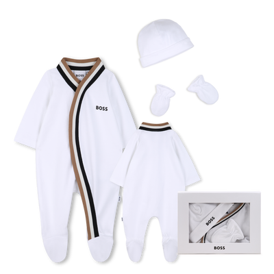 PYJAMA + BODY + BEANIE + F&Auml;USTLINGE SET BOSS BOY