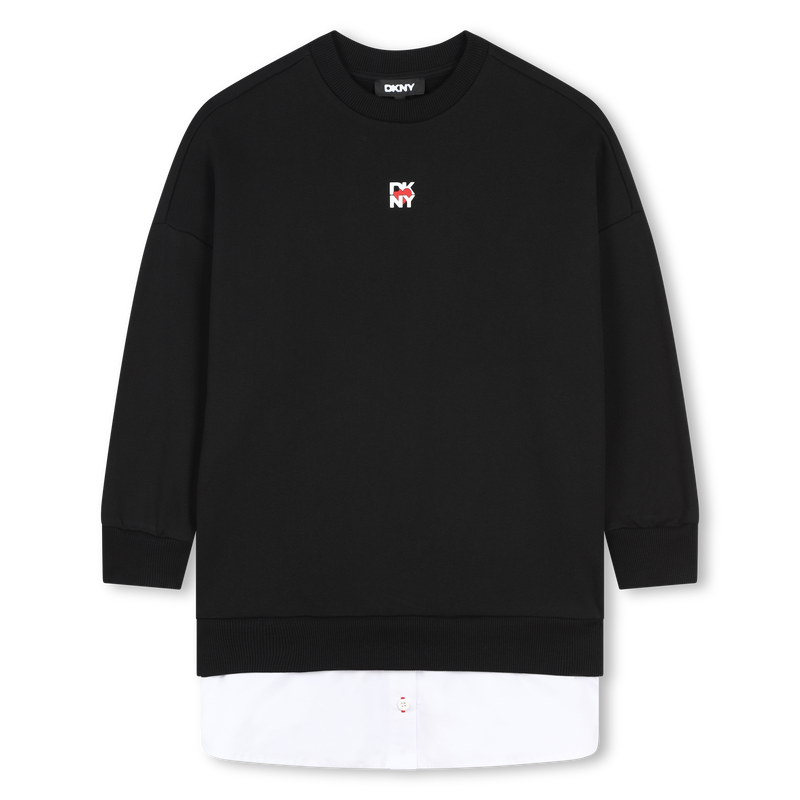 Langärmeliges Shirtkleid DKNY 
                        GIRL