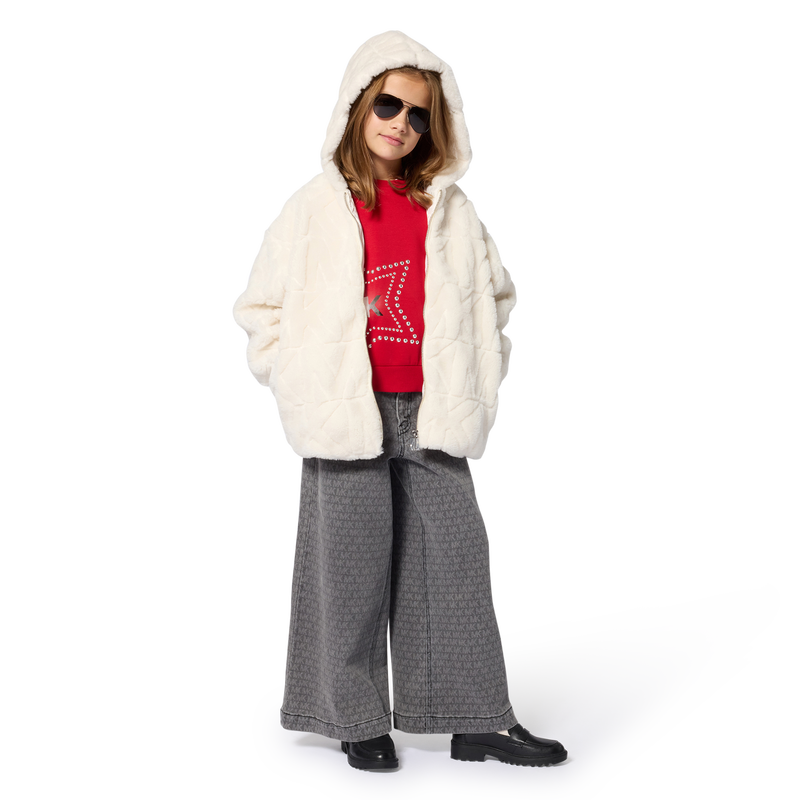 Mantel aus Kunstpelz MICHAEL KORS 
                        GIRL
