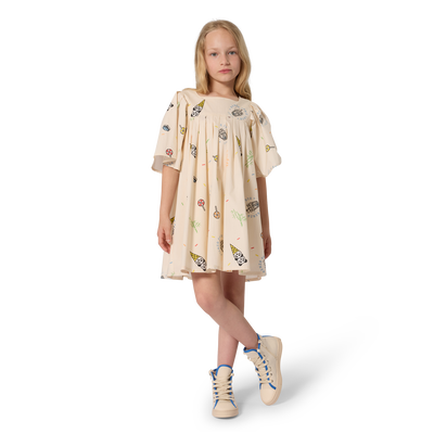 POPLIN KLEID KENZO KIDS GIRL