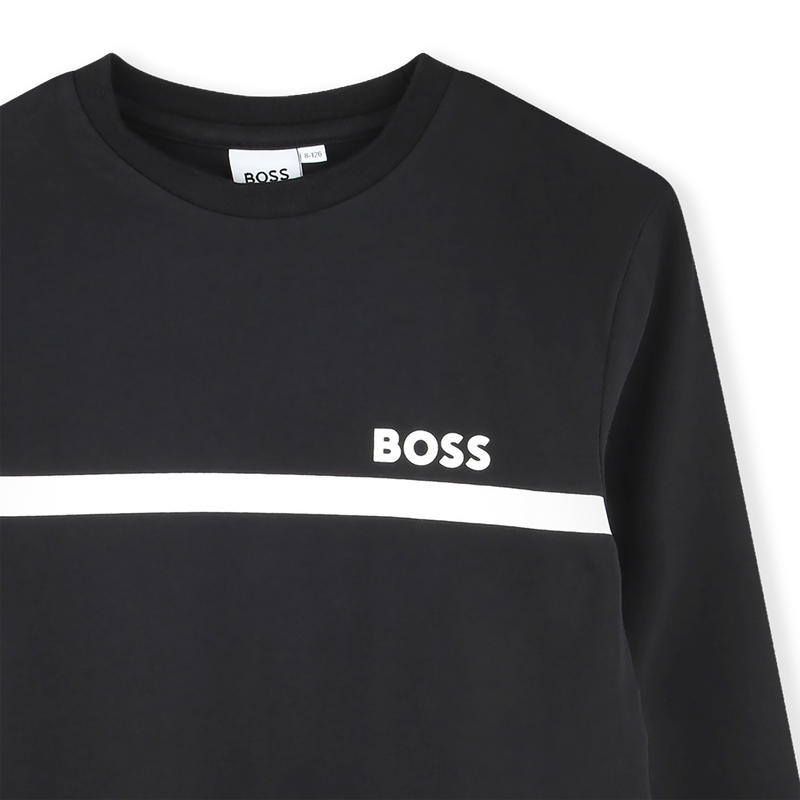 Lang&auml;rmeliges t-shirt BOSS 
                        BOY