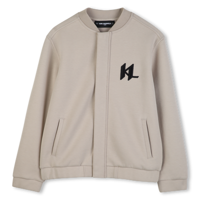 KAPUZENPULLOVER MIT REISSVERSCHLUSS KARL LAGERFELD KIDS BOY