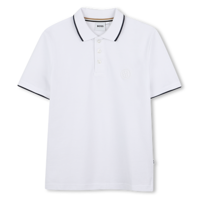 Gerades Baumwoll-Poloshirt BOSS BOY