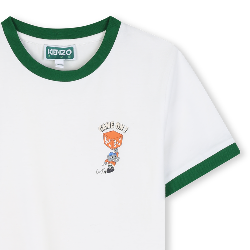 T-Shirt mit kurzen &Auml;rmeln KENZO KIDS 
                        BOY