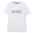 T-Shirt aus Baumwolle, WEISS, hi-res