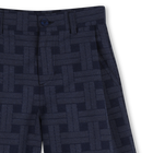 Bermudashorts mit jacquard-muster KENZO KIDS 
                    BOY
