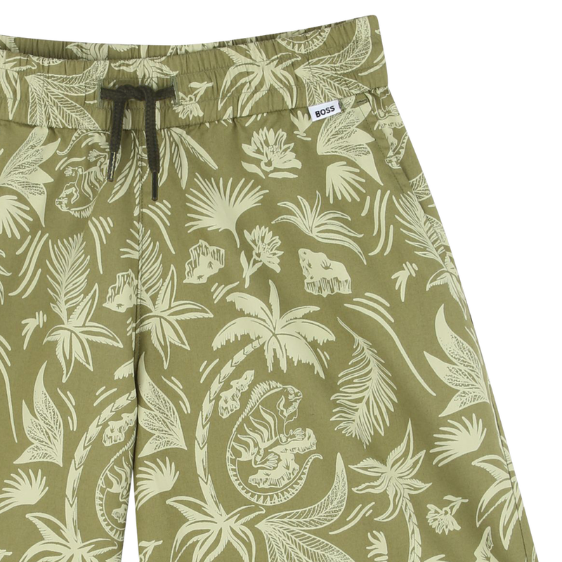 Bedruckte Baumwoll-Bermudas BOSS 
                        BOY