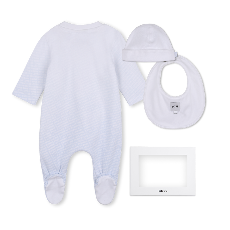 Pyjama-Set mit M&uuml;tze und L&auml;tzchen BOSS 
                        JUNGE