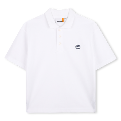 KURZ&Auml;RMELIGES POLOSHIRT MIT LOGO TIMBERLAND BOY